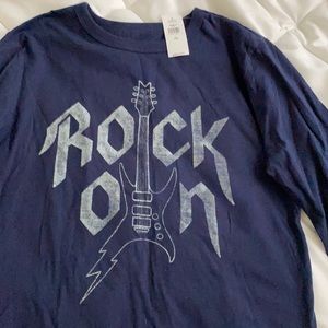 Gap boys long sleeve Rock On t-shirt